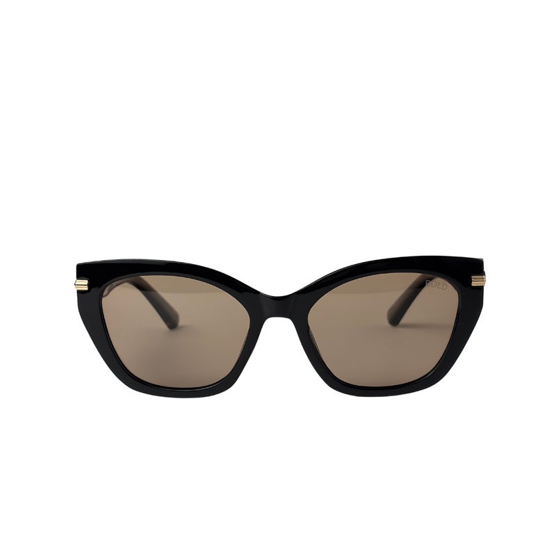 BOLD Sira Cat Eye Sunglasses For Woman - Black
